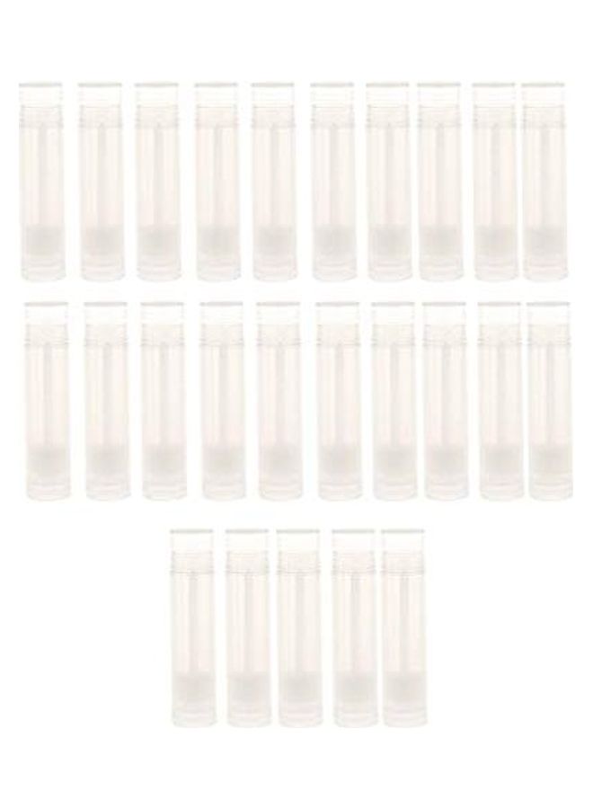 ماي كرييت مجموعة أنابيب فارغة من البلاستيك لملمع الشفاه مكونة من 25 قطعة شفاف - Image 5