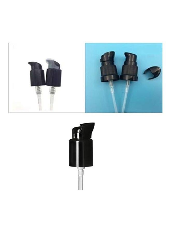 ديفينيز 2 قطعة زجاجات من الزجاج الكهرماني مع مضخة بني/أسود - Image 5