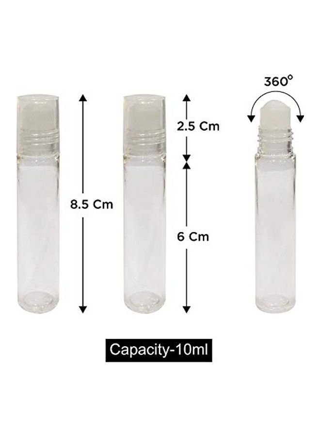 ZENVISTA MEDITECH - 10-Piece Empty Roll On Bottle Clear - Image 1