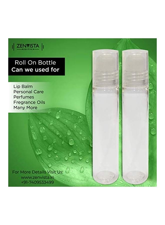 ZENVISTA MEDITECH - 10-Piece Empty Roll On Bottle Clear - Image 1