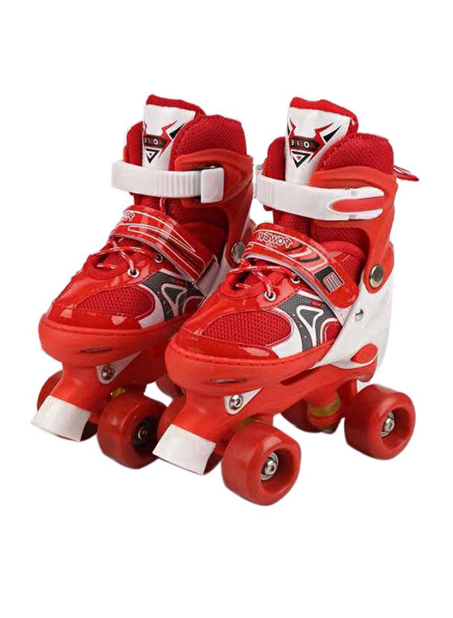 إيه جي دي مجموعة أحذية تزلج مزودة بعجلات مكونة من 4 قطع 35x14x5سم - Image 2