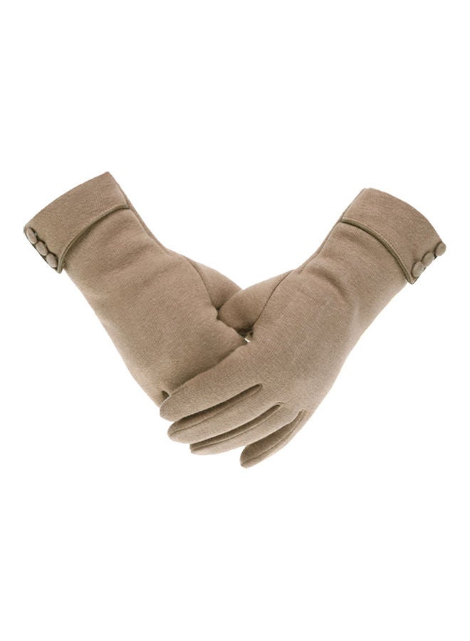 Generic Pair Of Windproof And Warm Fleece Gloves 