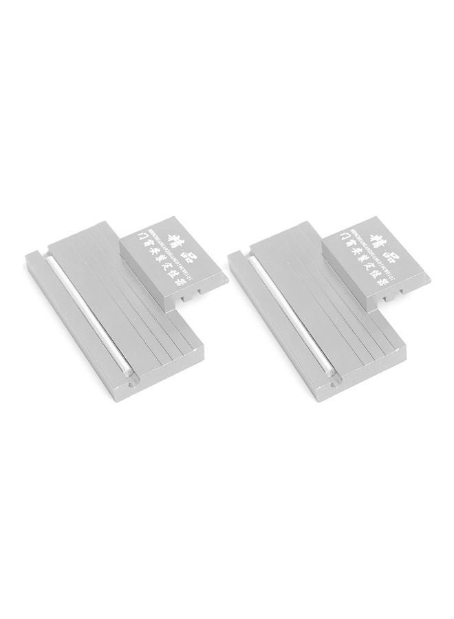 2-Piece Installation Tool for Door and Window Silver - Image 1