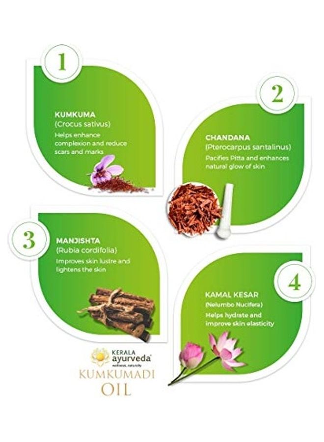 Kerala Ayurveda - Kumkumadi Oil Yellow 10ml - Image 1