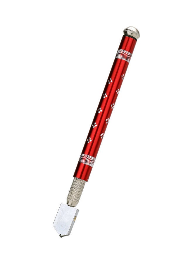 Multifunctional Glass Manual Tile Cutter Red/Silver 