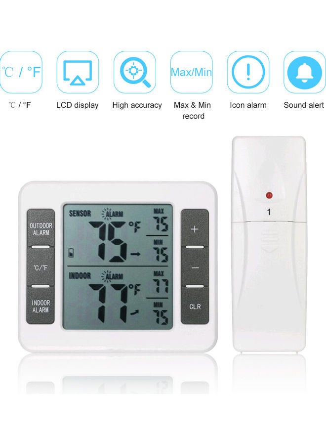 KKmoon Digital Temperature Monitor Meter With Wireless Sensor - Image 5