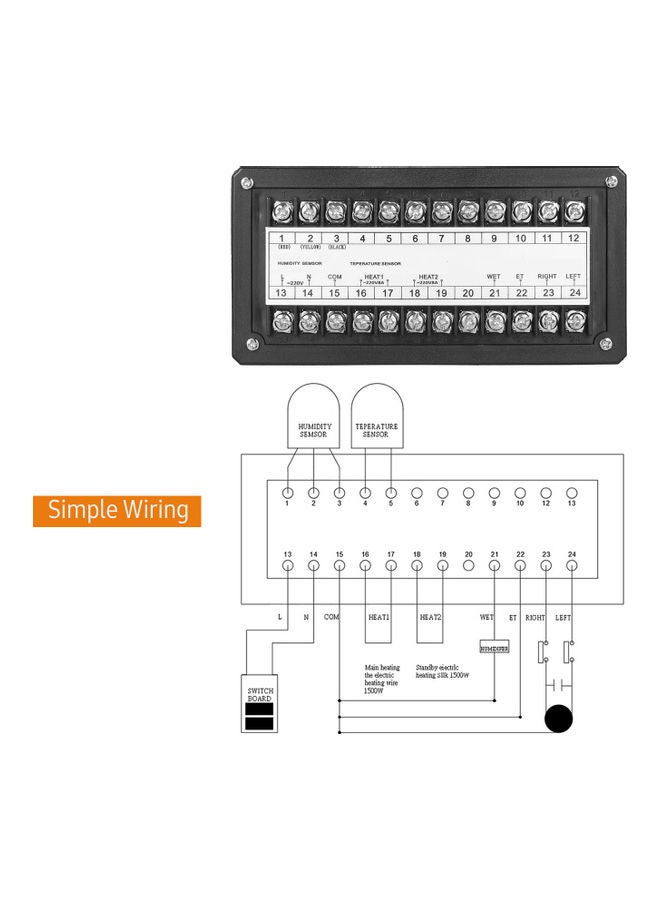 KKmoon Automatic Incubator Controller Multicolour - Image 3