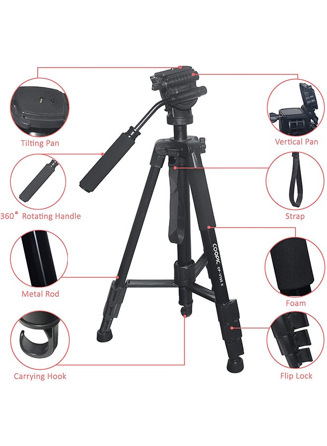 Coopic Foldable Tripod Stand Black - Image 3
