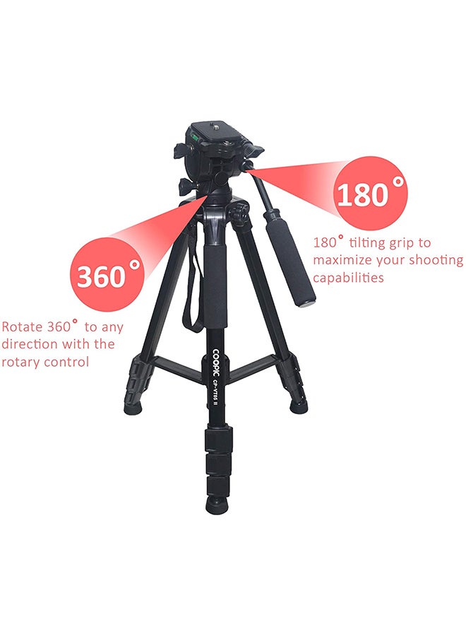 Coopic Foldable Tripod Stand Black - Image 2