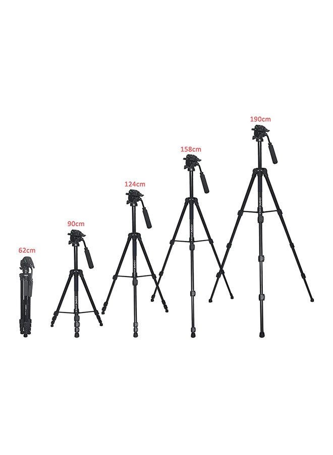 Coopic VT05 III Foldable Tripod With Max 190 cm Black  - Image 3