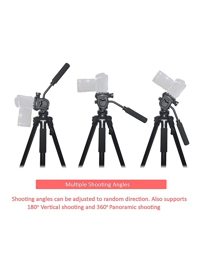 Coopic VT05 III Foldable Tripod With Max 190 cm Black  - Image 4
