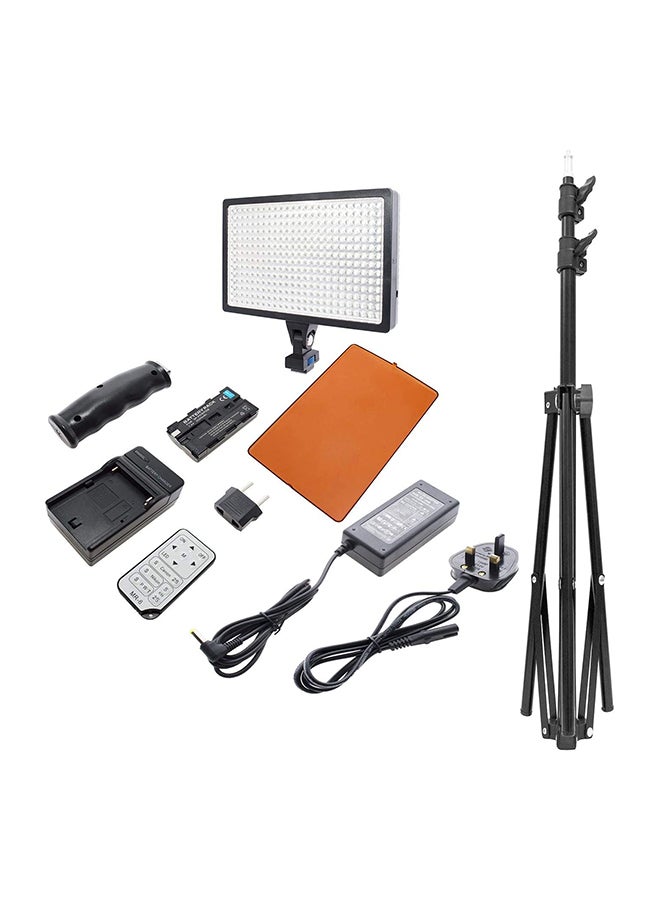 DMK 2200 Led Video Light With Light Stand For Video Camera White - Image 1