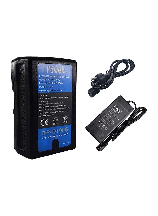 DMK Power Bp-D190S Vmount Vlock Battery Charger Black - Image 1
