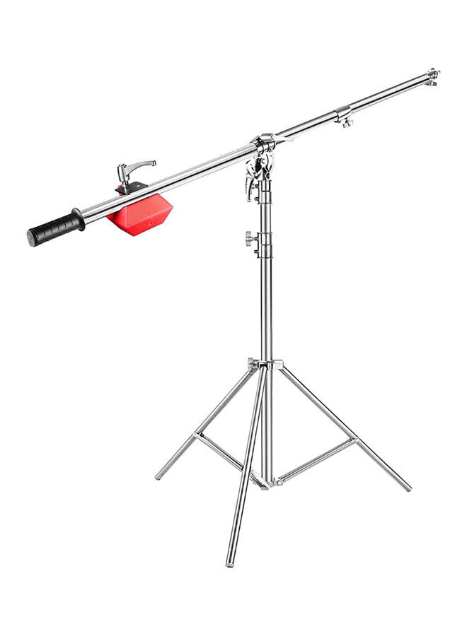 Coopic L2188 Stainless Steel Boom Light Stand Black/Red - Image 3