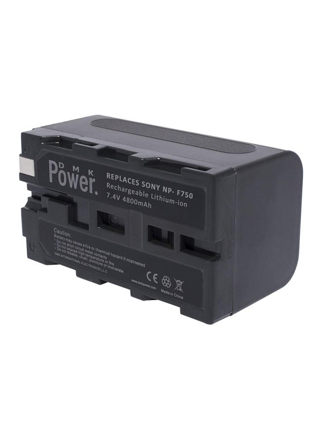 DMK Power Npf750 Battery 4800Mah For Led Video Light And Monitor Black - Image 2