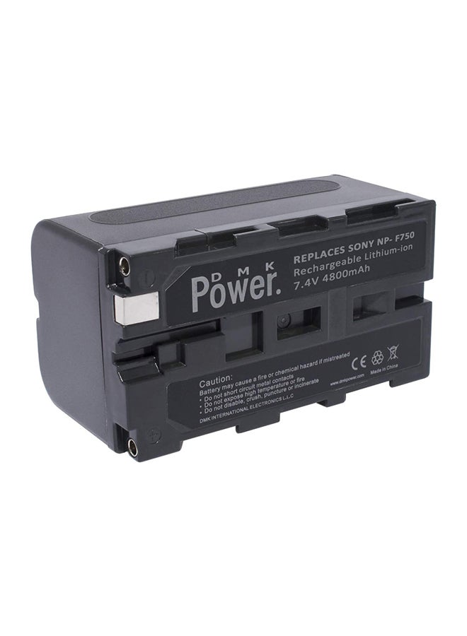 DMK Power Npf750 Battery 4800Mah For Led Video Light And Monitor Black - Image 1