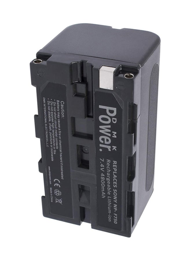DMK Power Npf750 Battery 4800Mah For Led Video Light And Monitor Black - Image 4