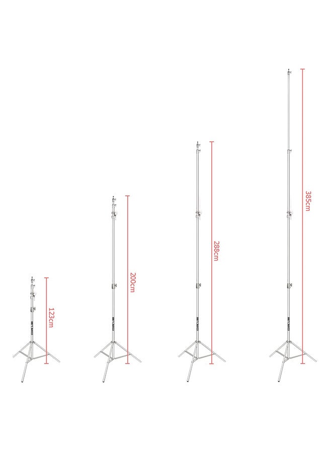 كوبيك L380 Stainless Steel Photostudio Two Way Light Stand Silver - Image 5