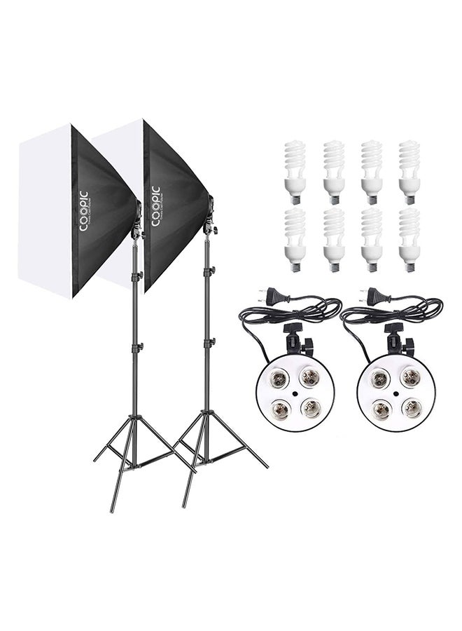 Coopic KT1301 Rectangle Softbox Lighting Kit Multicolour - Image 1