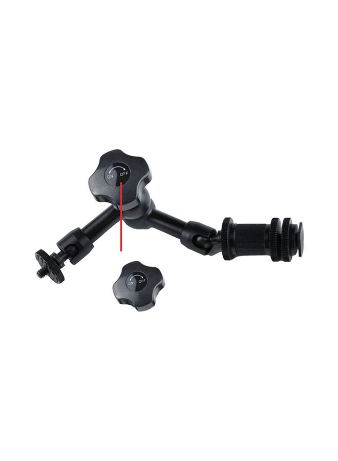 كوبيك ذراع سحري مفصلي لمصباح LED للتصوير الفوتوجرافي أسود - Image 2