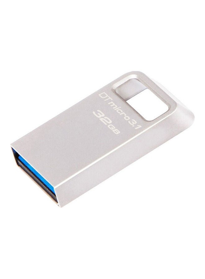 Kingston USB3.1 Portable Metal USB Flash Drive 32 GB  - Image 1