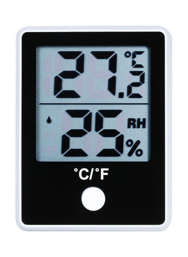 KKmoon Dual Temperature Humidity Meter White/Black - Image 1