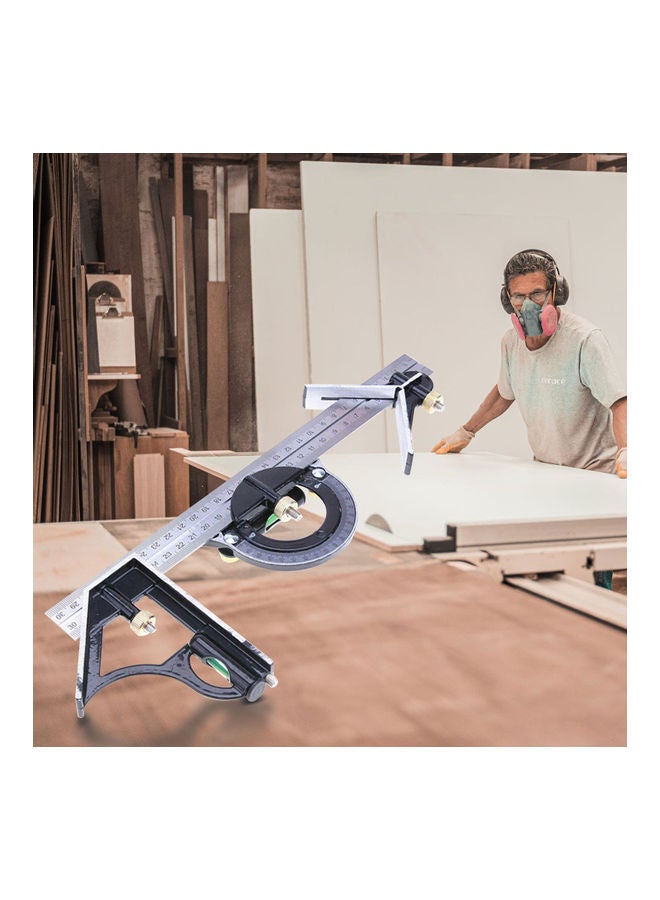 Multi-Function Combination Square Angle Measuring Tool Multicolour - Image 5