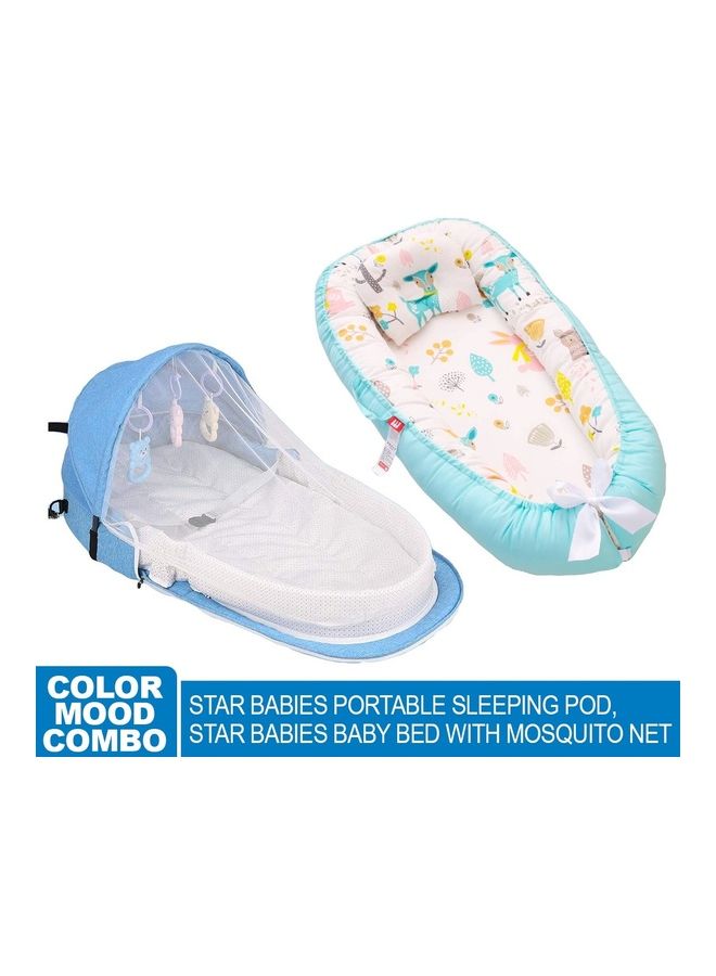 STAR BABiES - Baby Sleeping Pod And Baby Bed With Mosquito Net - Image 1