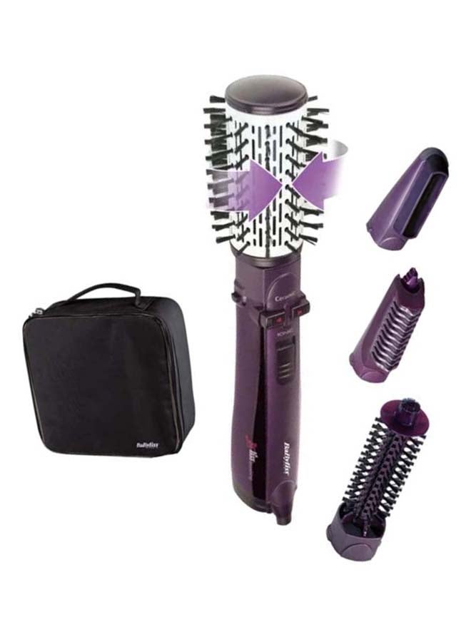 بيبي ليس فرشاة بيليس هوائية لتصفيف الشعر بقوة 1000 وات ومزود بعدد 4 ملحقات أرجواني - Image 3