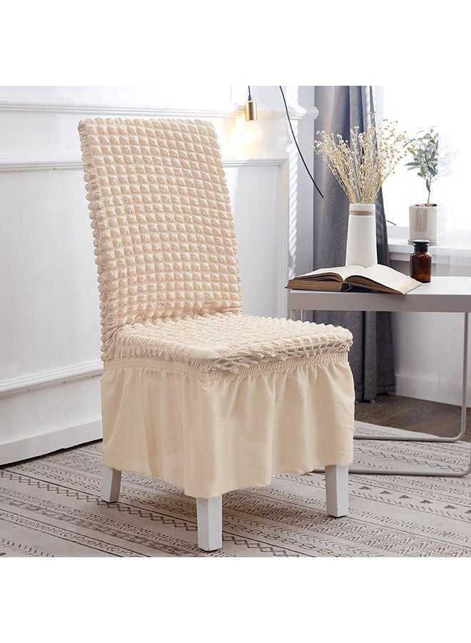 Fabienne Turkish Stretch Fit Chair Cover Cream 