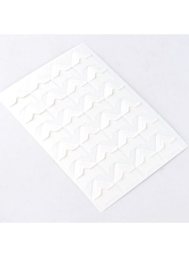 DIY Vintage Corner Craft Paper Stickers For Photo Album White