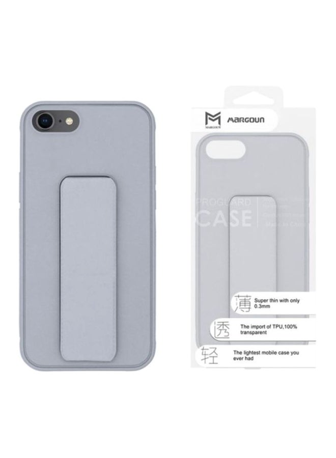 MARGOUN Protective Case Cover with Finger Grip Stand for Apple iPhone SE Grey - Image 3