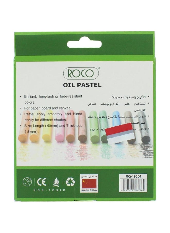 ROCO Set Of 24 Standard Oil Pastels Multicolour - Image 2