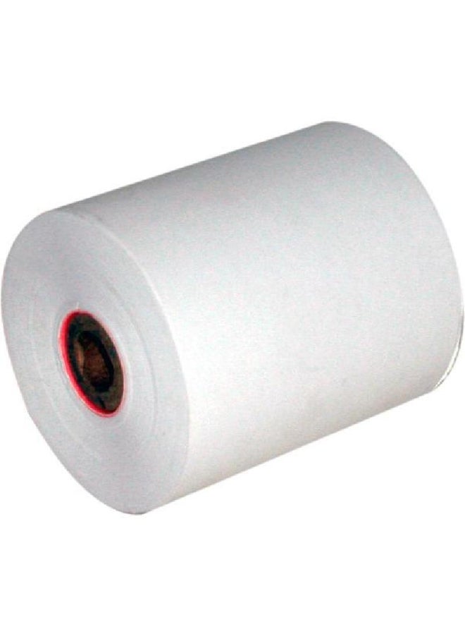 ROCO Adding Machine Single Ply Paper Roll White