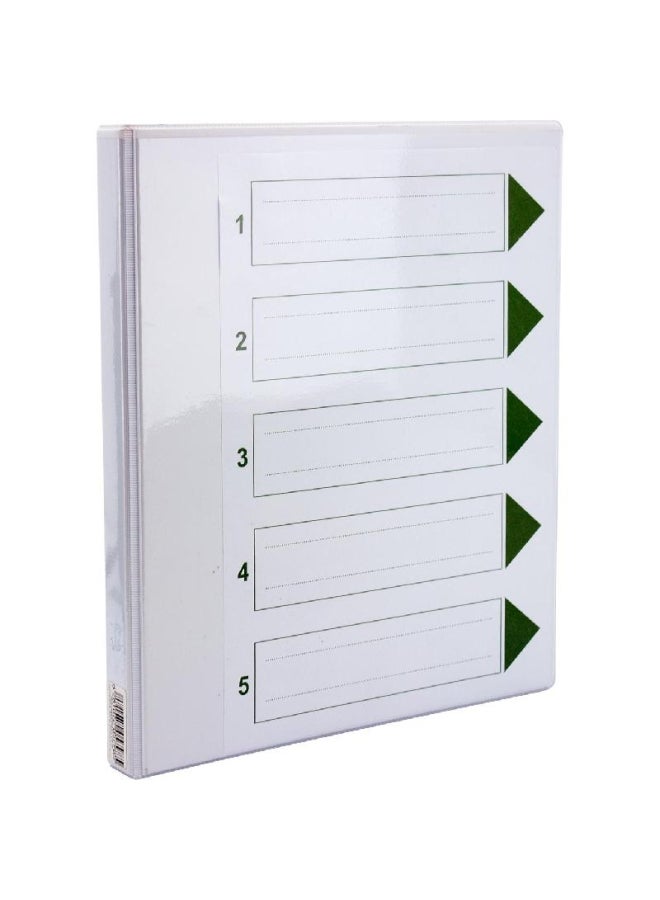 ROCO D-Ring Binder White - Image 1