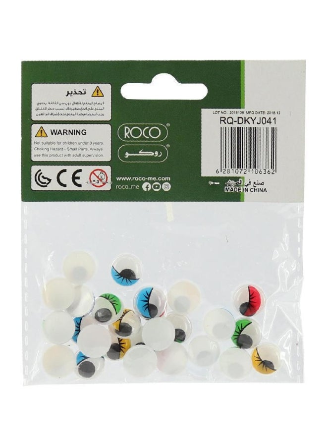 ROCO 26-Piece Printed Moving Eyes Multicolour - Image 2