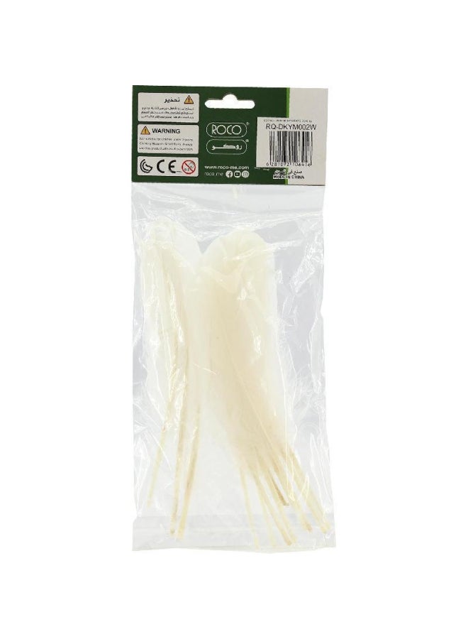 ROCO 12-Piece Quills Craft  Feather White - Image 2
