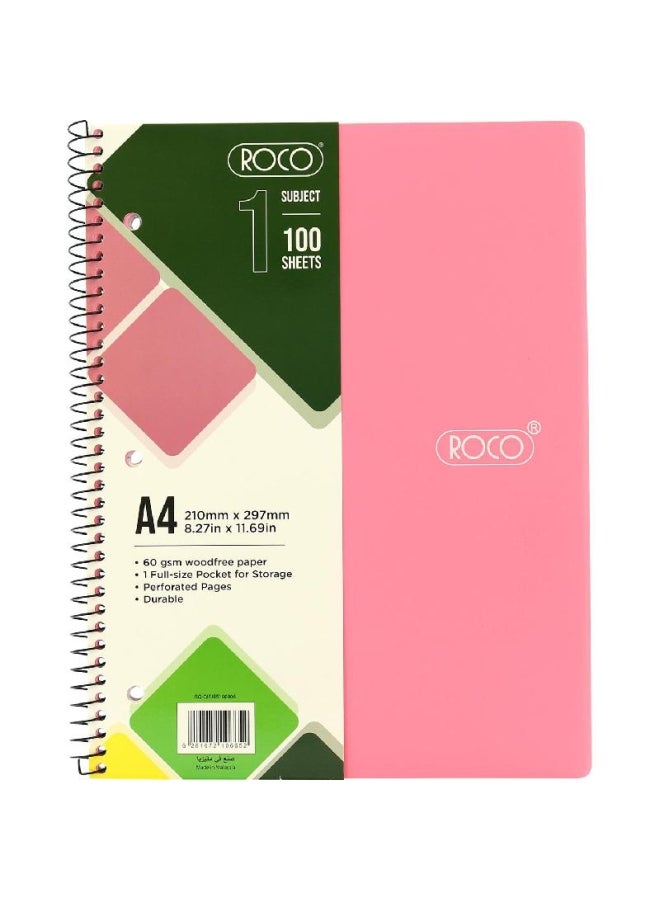 ROCO Neon Notebook A Lined Sheets Multicolour  - Image 1