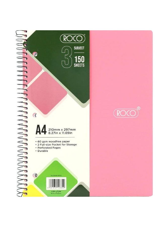 روكو دفتر ملاحظات بورق مسطر متعدد الألوان - Image 1