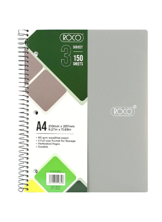 ROCO A Sheets Lined Notebook Multicolour  - Image 1