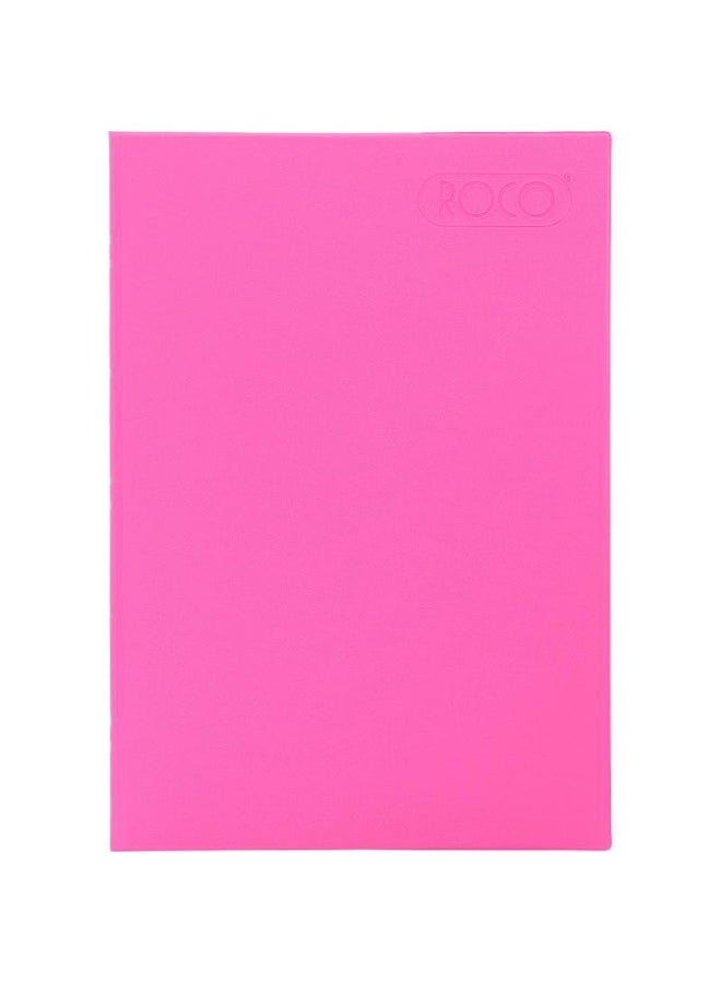 ROCO Neon Notebook A4 40 Sheets Lined Pink - Image 2