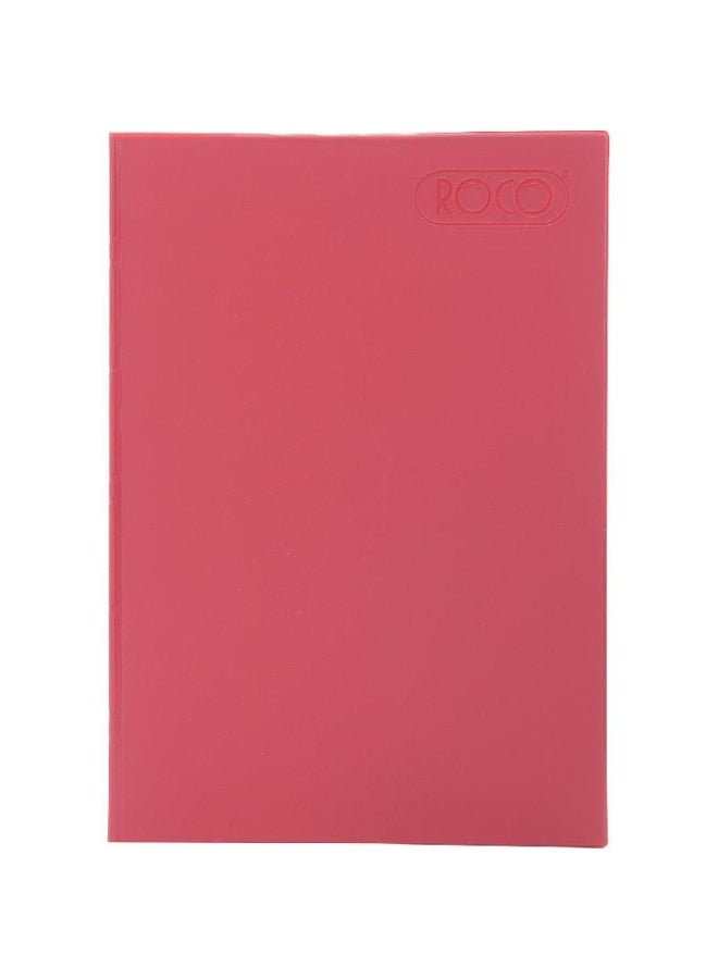 ROCO 40-Sheets A4 Neon Notebook Red - Image 1