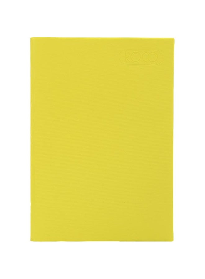 ROCO 40-Sheets A4 Neon Notebook Yellow - Image 1