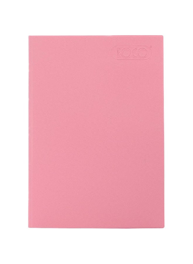 ROCO 40-Sheets Lined A4 Notebook Pink - Image 1