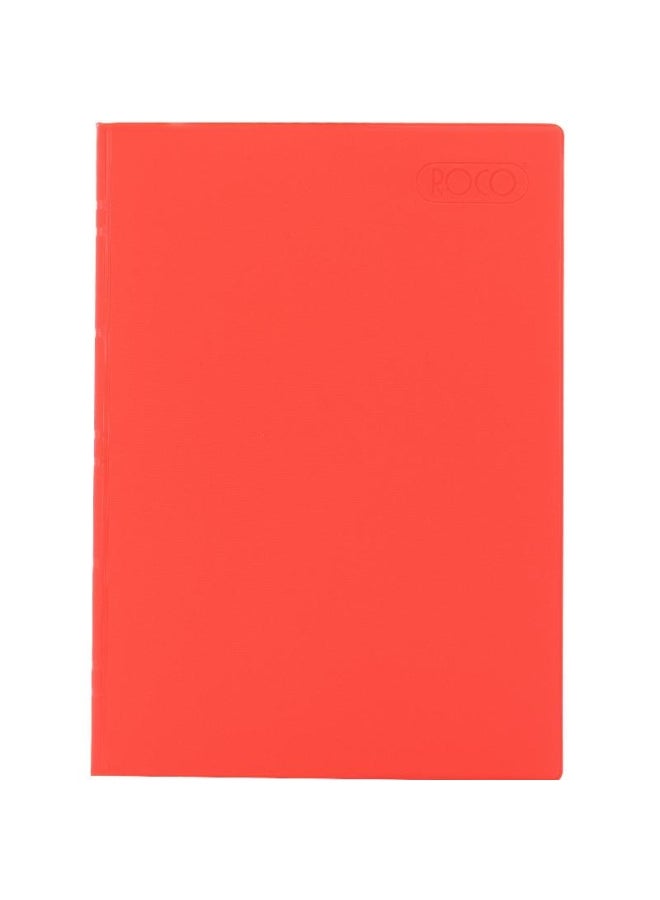 ROCO 40-Sheets Lined B5 Notebook Red - Image 1