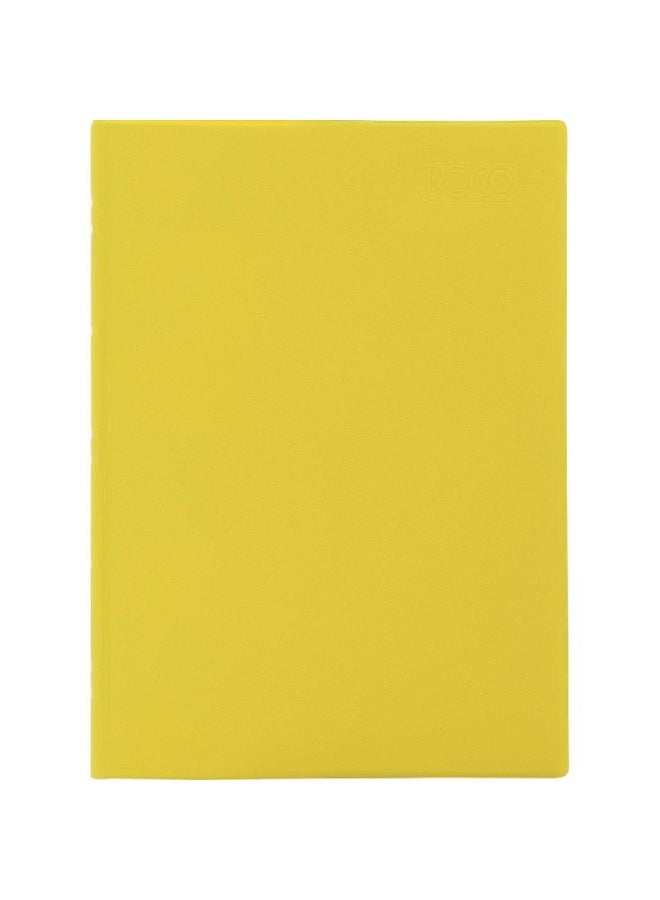 ROCO 40-Sheets Lined B5 Notebook Yellow - Image 1
