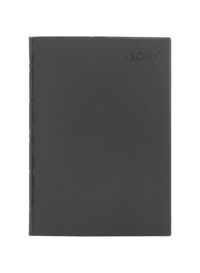 روكو دفتر ملاحظات مسطر مفرد باللغة العربية مقاس B5 مكون من 40 ورقة أسود - Image 1
