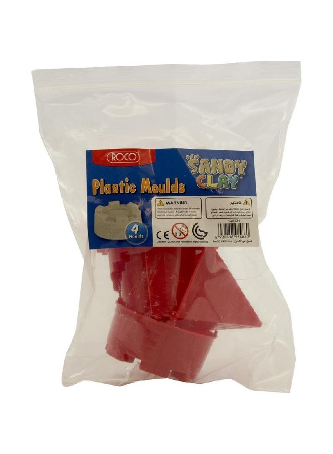 روكو قالب بلاستيكي من الطين الرملي 4 قطع - Image 1