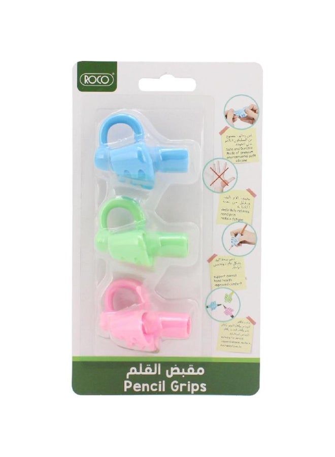 روكو طقم مقابض أقلام من 3 قطع، متعدد الألوان ألوان متعددة - Image 1