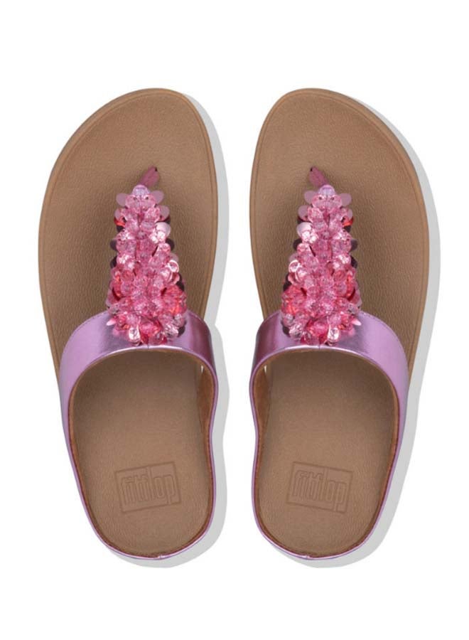 FitFlop - Sequin Casual Sandals Pink - Image 1